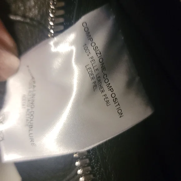 Alexander McQueen High Waist Moto Double Zip Nappa Leather Skirt - Picture 6 of 9